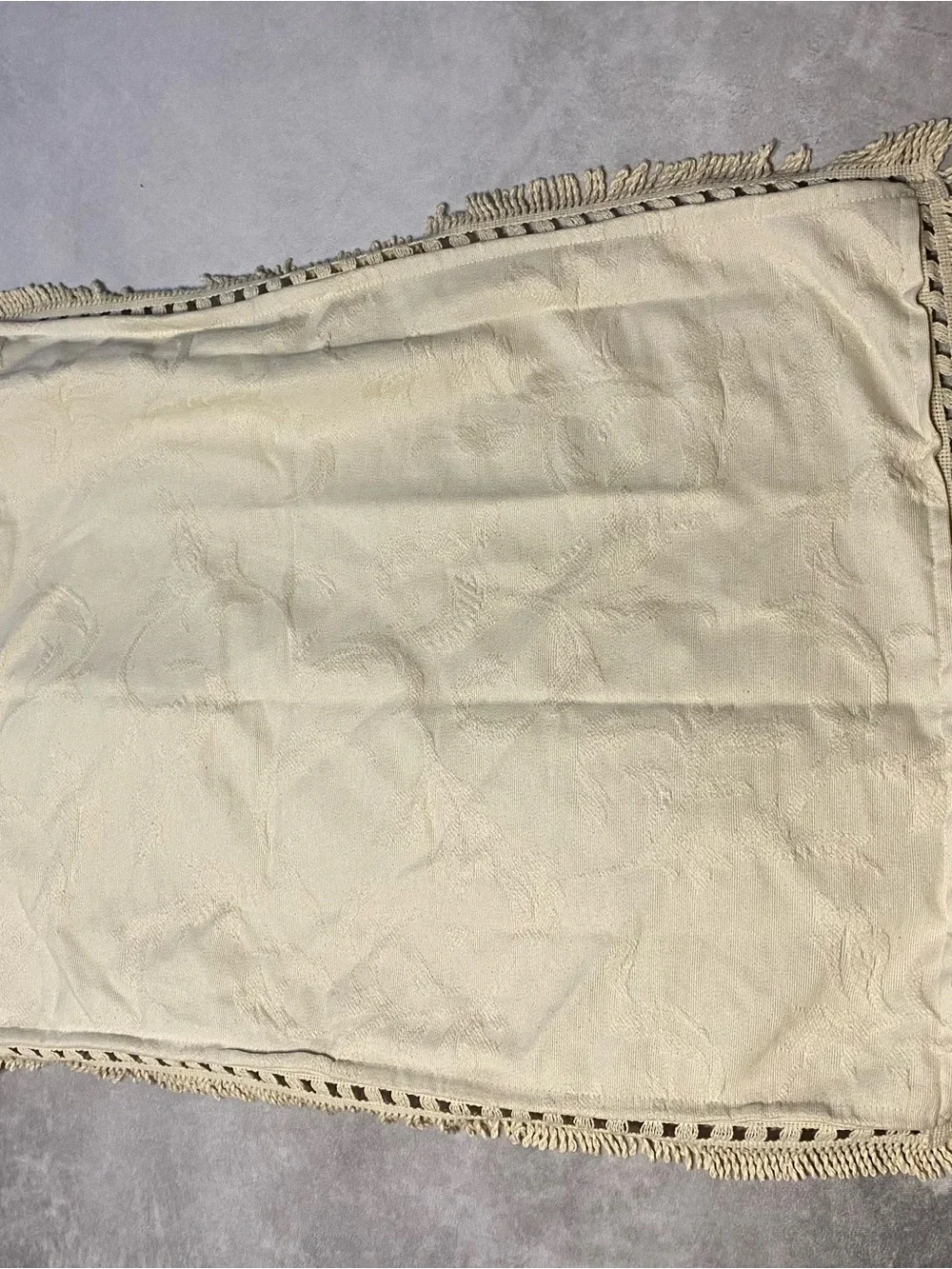 Southern Living Charlotte pillow sham Standard  size 20 x 26” Ecru